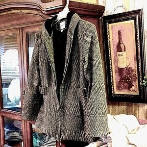 Croft& Barrow Tweed  Jacket/Coat (L)